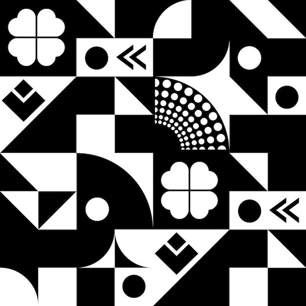 A cover illustration featuring a geometric pattern