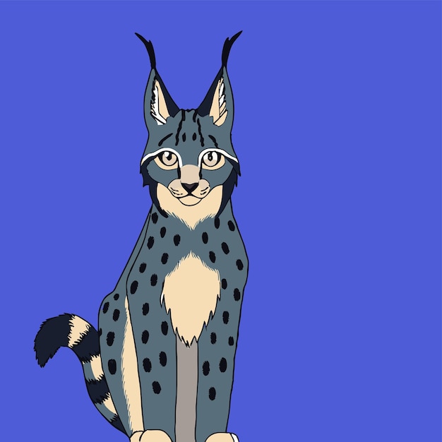 a drawing of a cat that has a tail that says quot hypoallerus quot