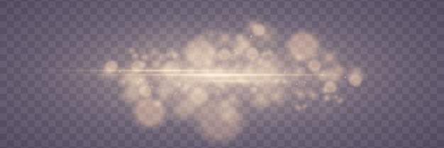 a flash of light with a glare of a horizontal line