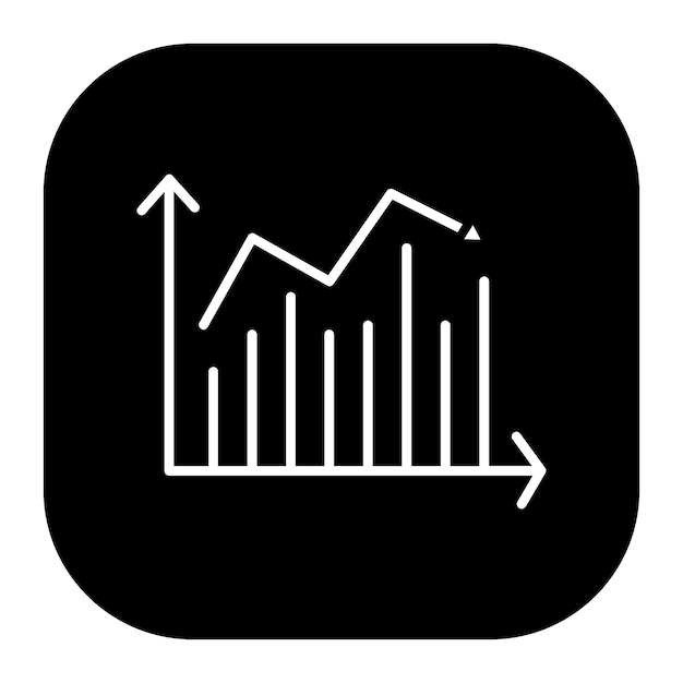 a graph is on a black background with a graph showing the graph