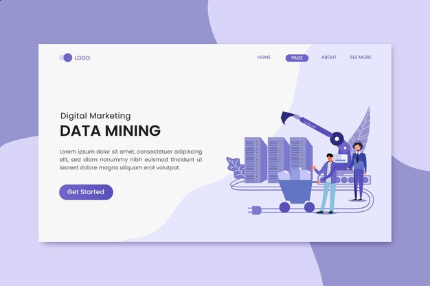 a graphic of a data data for the digital marketing