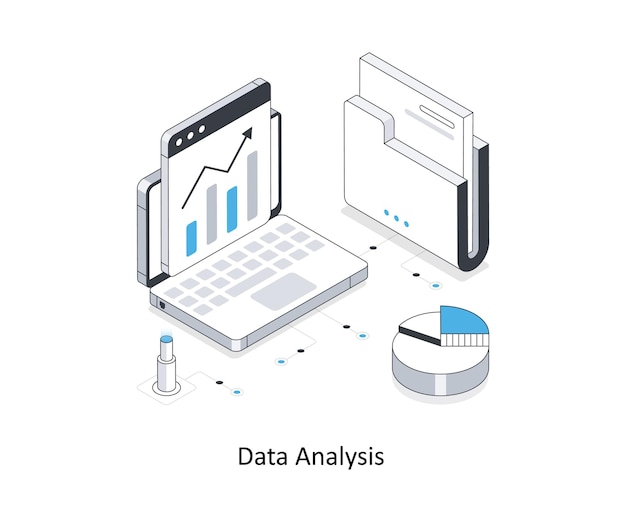 a graphic of a data report with a pen and a pen