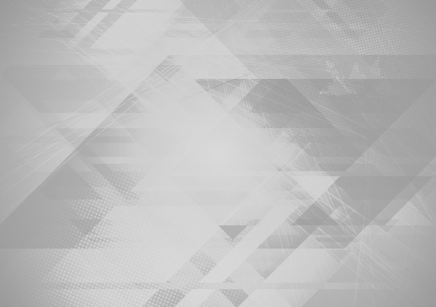 a gray background with geometric patterns and the text x in white
