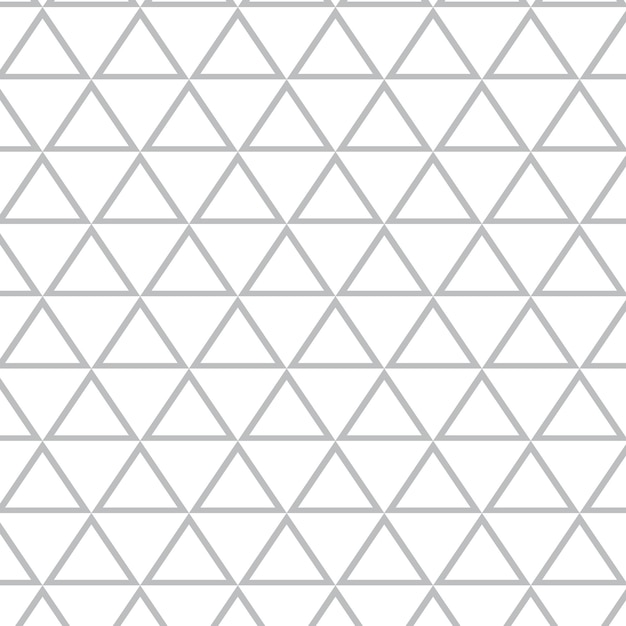 a gray background with triangles in white