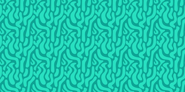 A green and blue striped pattern with a lot of curves and swirls