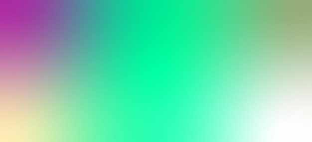 a green and pink background with a green and blue gradient