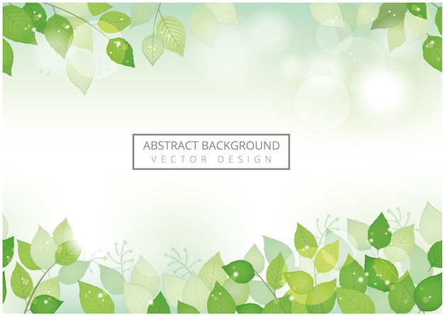 a green background with a white background with tree leaves