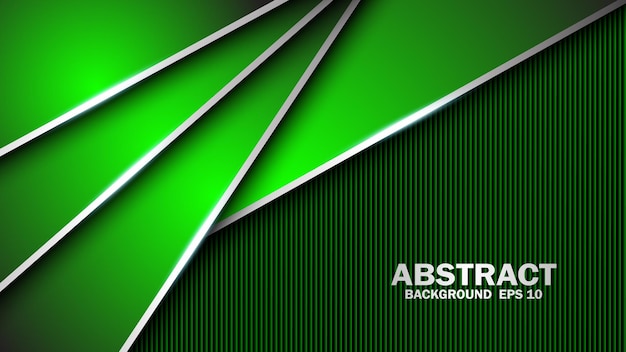A green background with a white text that says'abstract '