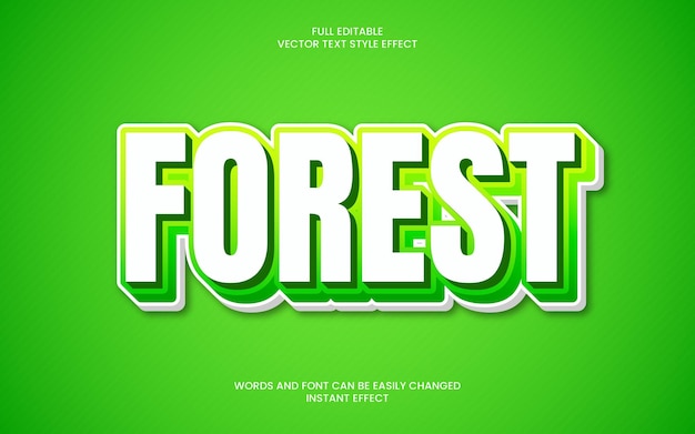 A green background with the word forest in white letters.