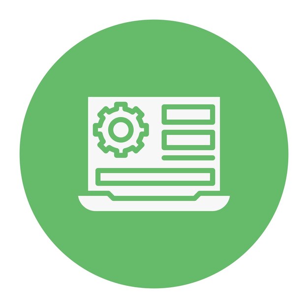 a green circle with a green circle around the top