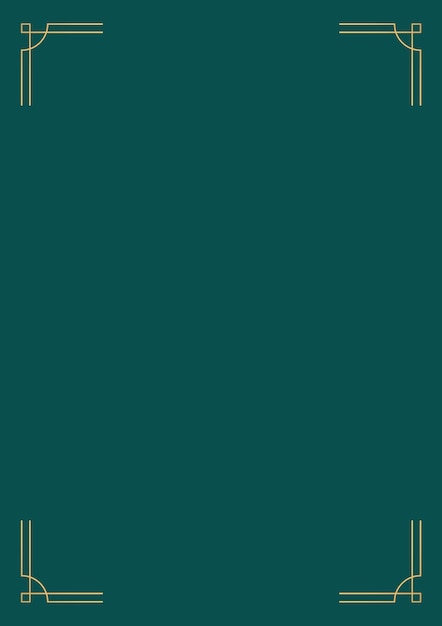 a green cover with a green border