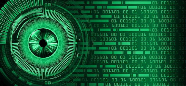 A green screen with a green screen that says'binary'on it