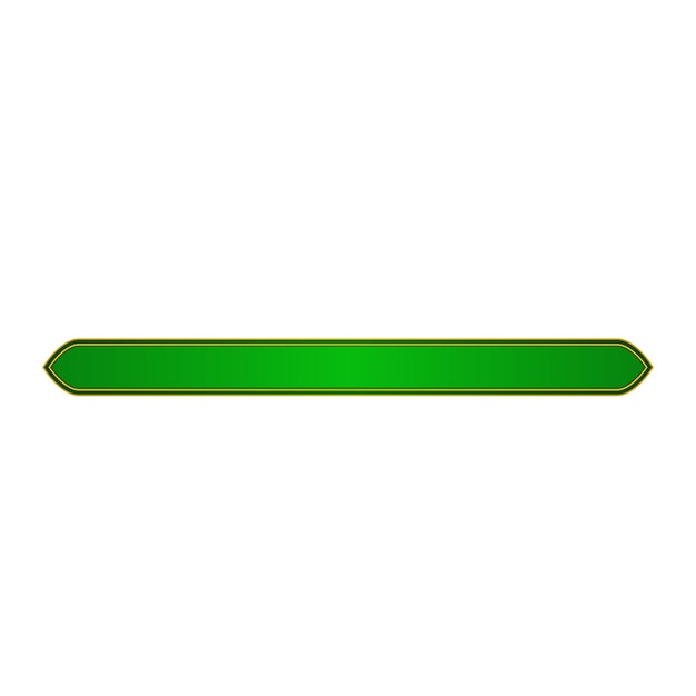 a green sign with a green border