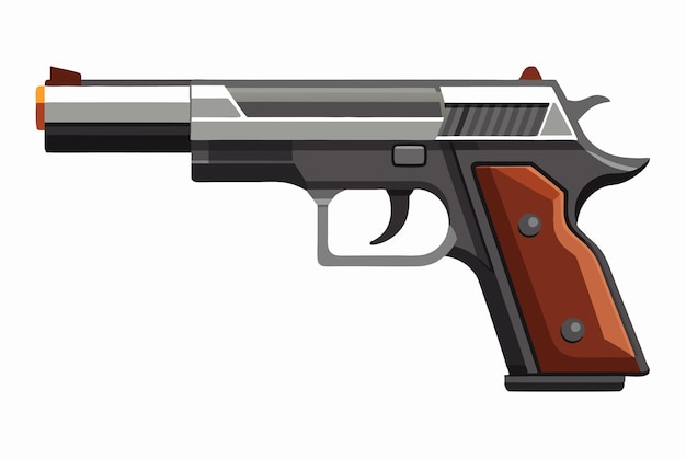 a gun that has the word gun on it