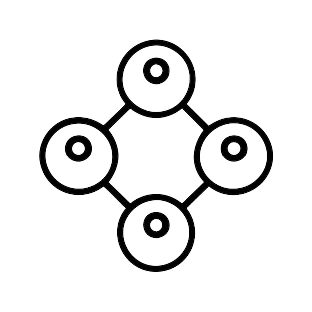 a hexagonal icon with a minimalist geometric dog silhouette conveying a modern and innovative