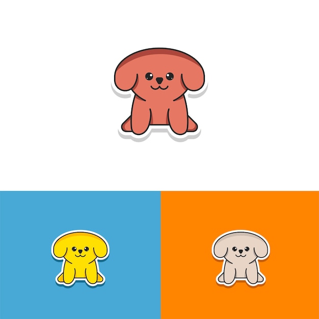 a look of puppy in a style