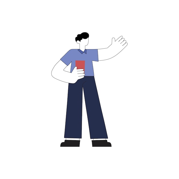 a man bring books