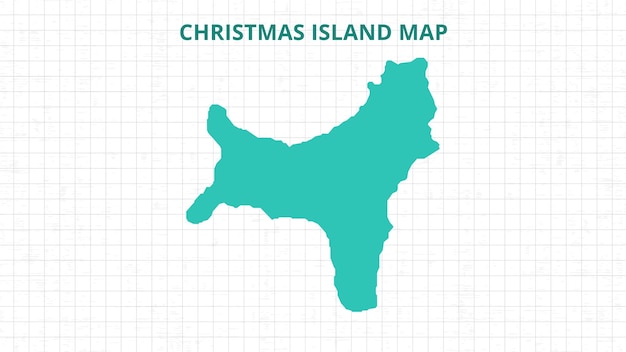 A Map highlighting Christmas Island Map Christmas Island modern map with Grey Color Hi detailed