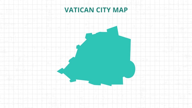 A Map highlighting Vatican City Map Vatican City modern map with Grey Color Hi detailed