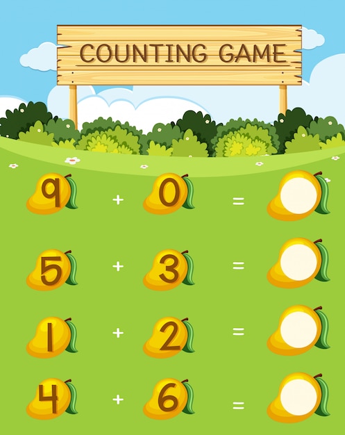 A math number worksheet