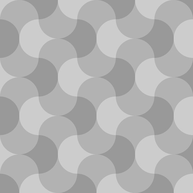 A pattern of circles that are gray and black