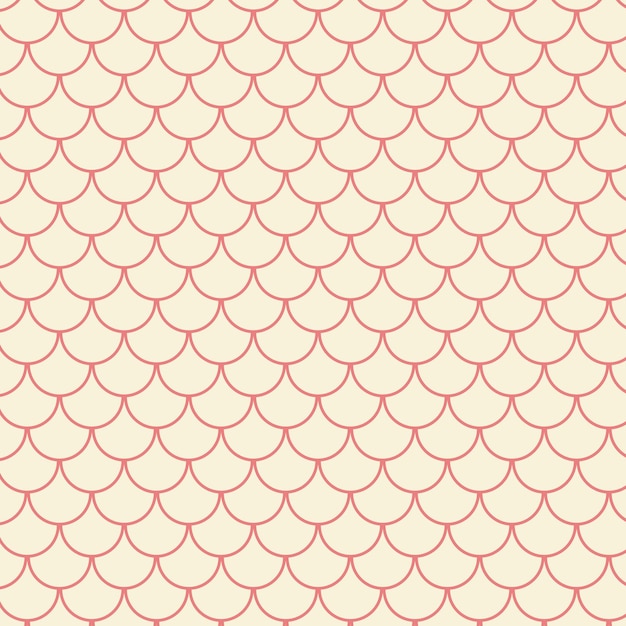 a pattern of red circles on a beige background vector art illustration