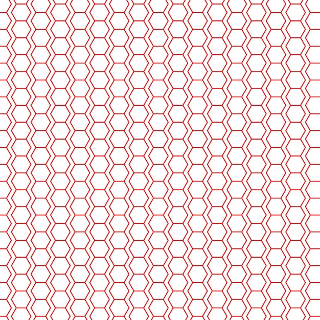 a pattern of the red and white triangles with a red background