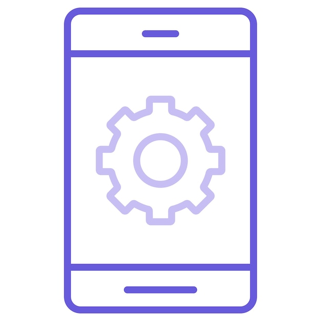 a phone that has a gear on it