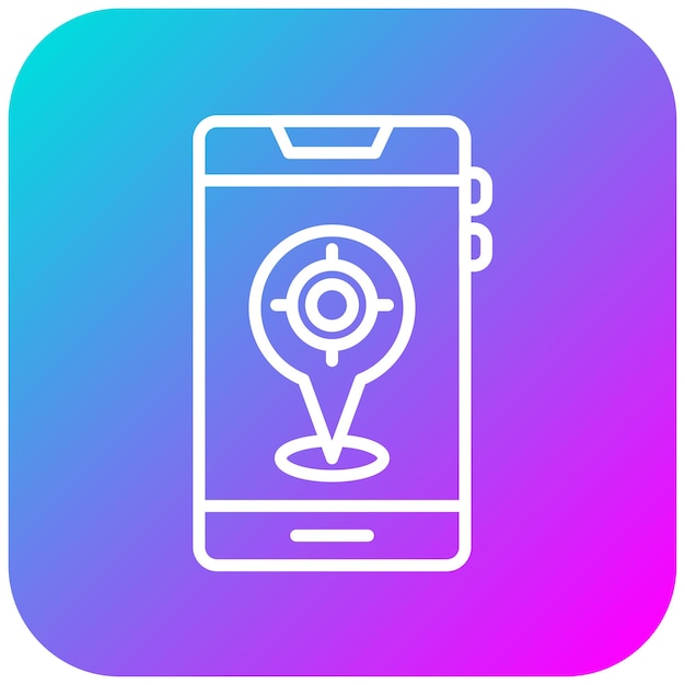 a phone with a blue and purple background