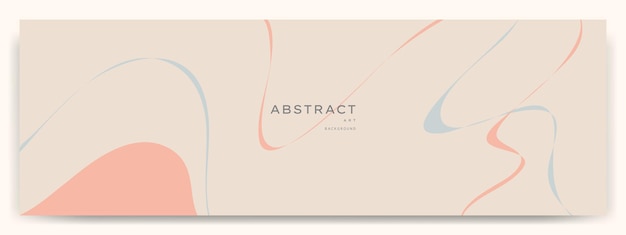 A pink and white business card with the title abstract.