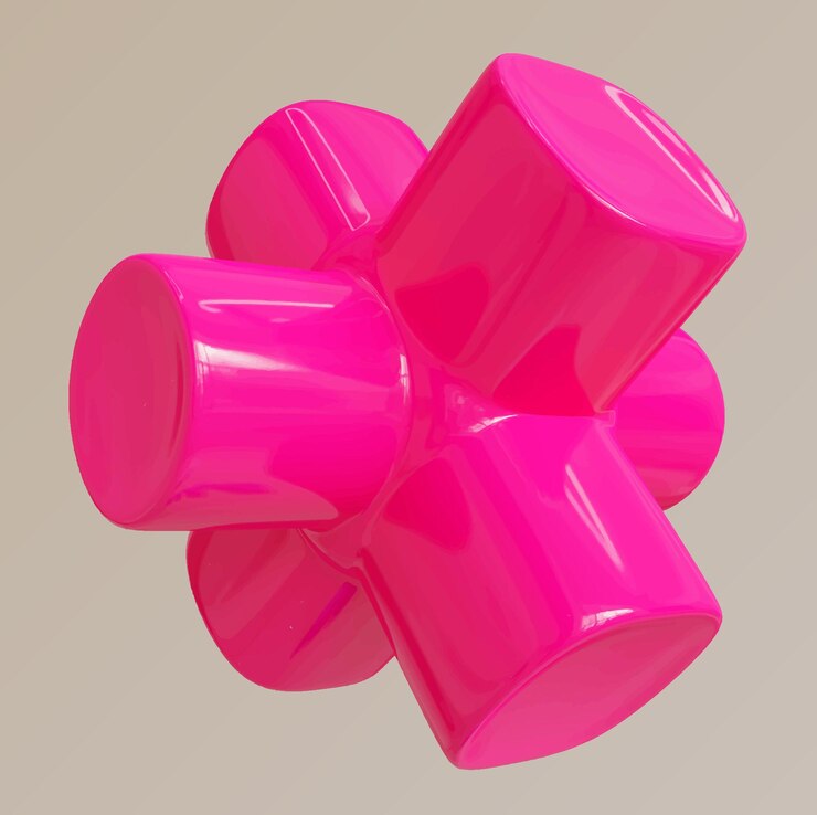 Vektör a pink cup with a red x on it
