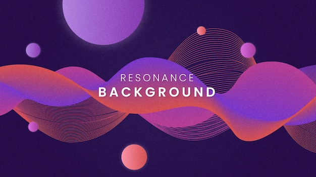 a poster for a music event soundwave gradient backgorund