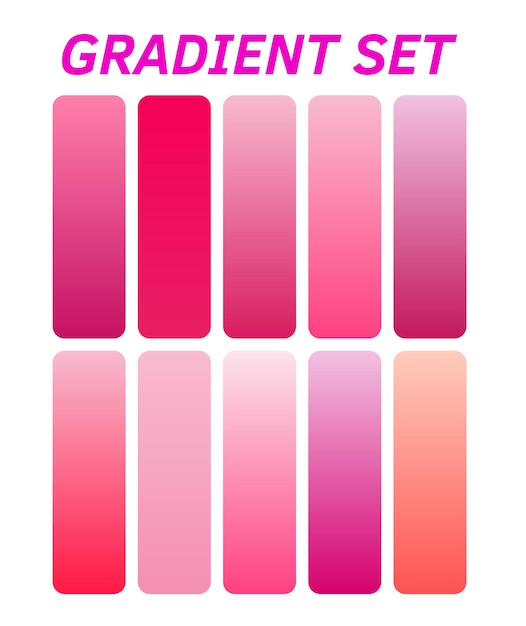 a poster for a set of pink and purple lines