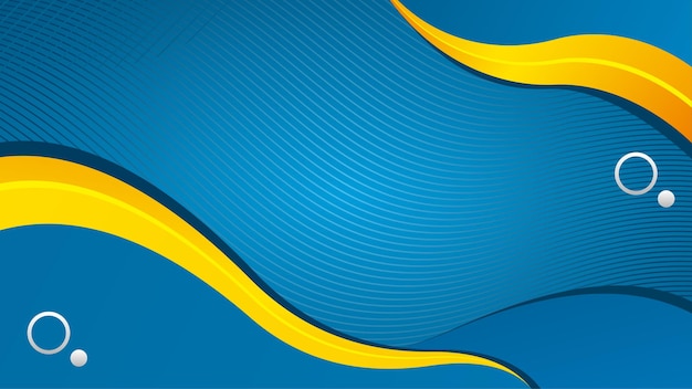 a poster with a colorful background with a multicolored circles
