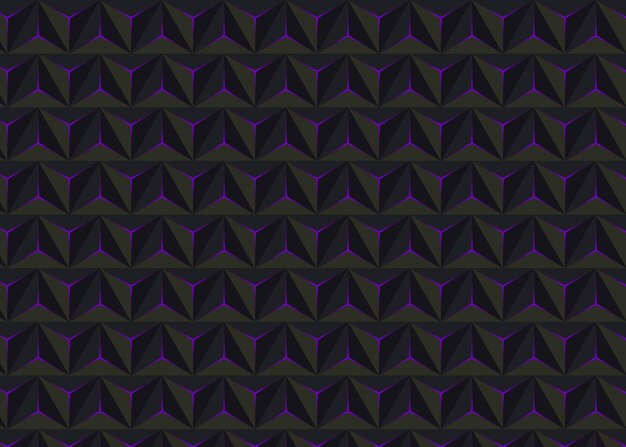 a purple and black pattern with a purple triangle on the left