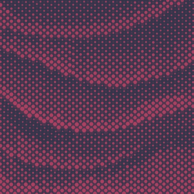 a purple and pink background with a pattern of dots in pink