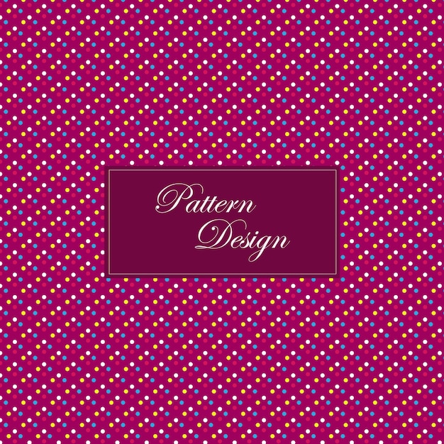 a purple background with a purple card and a purple background with white polka dots