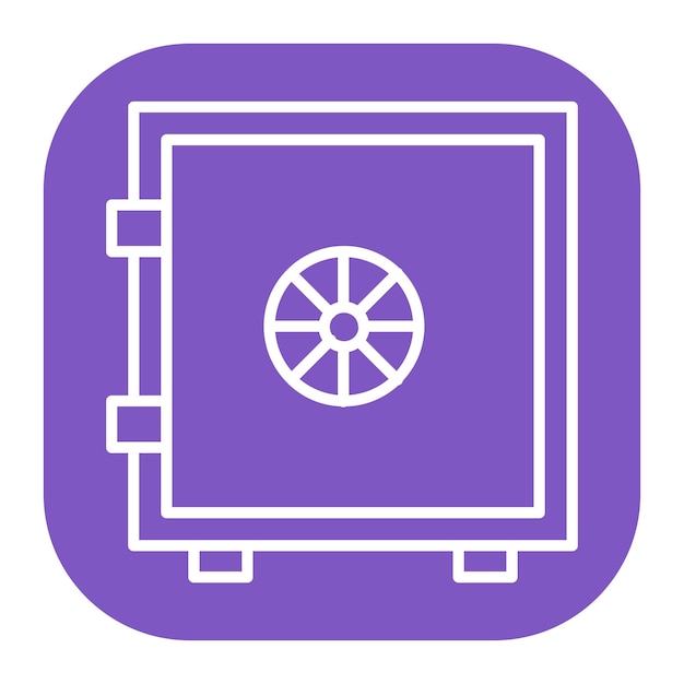 a purple logo with a picture of a wheel on it