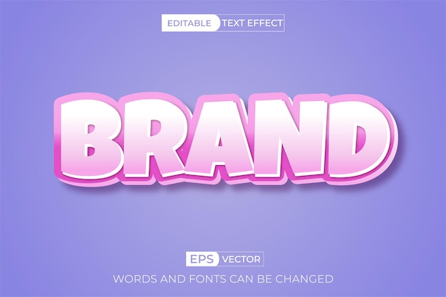 a purple poster with the word brand on it