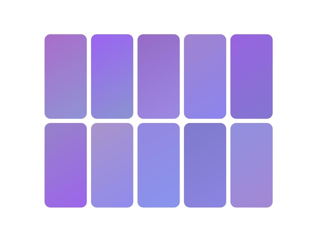 a purple set of squares with a white background