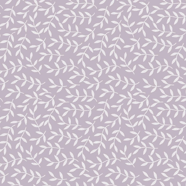 a purple wallpaper with a pattern of leaves and branches