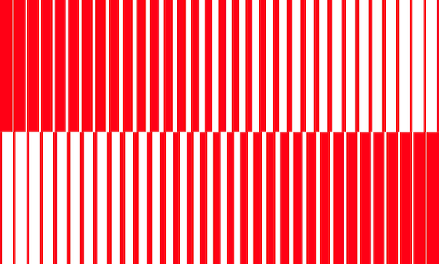 a red and white striped background with a white line that says  no