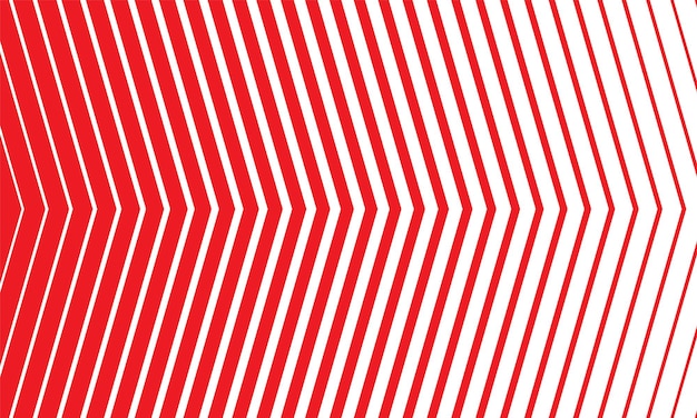 a red and white striped pattern is shown in the corner