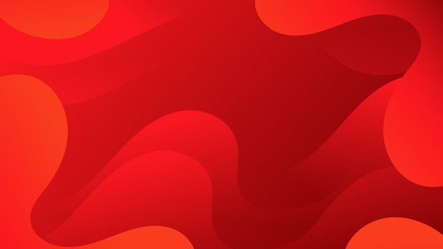 a red background with orange and red lines