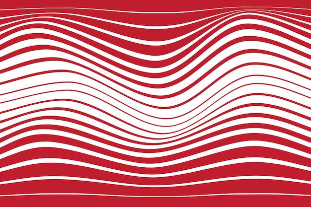 a red background with white lines in a line