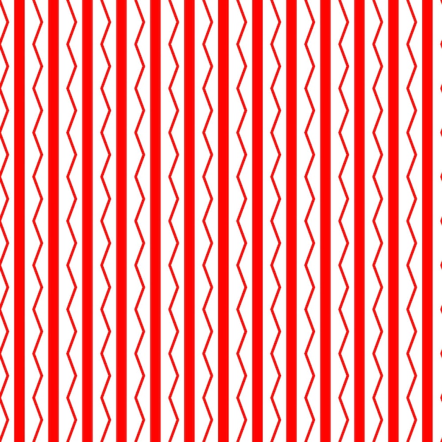 a red line with a white stripe that has a black line in the middle
