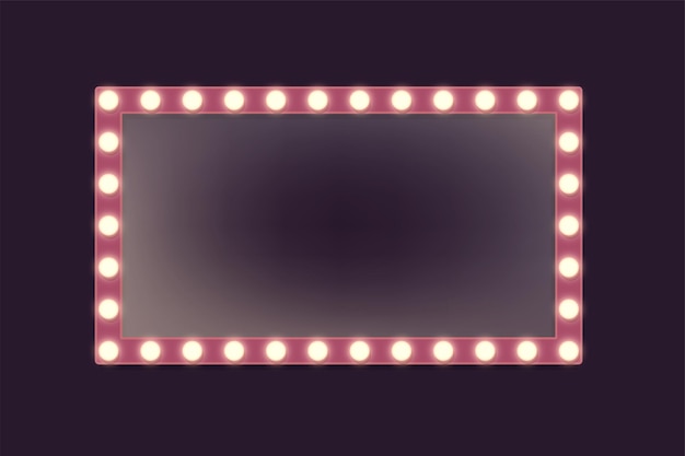 a red marquee with lights front view