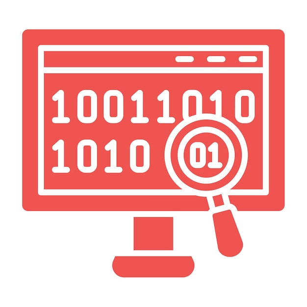 a red monitor with the letters m and m on it