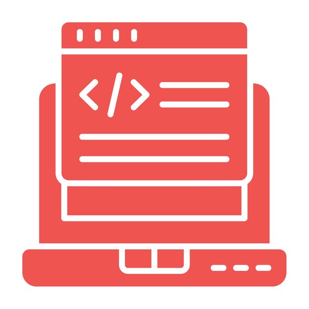 a red monitor with the letters  x  on it
