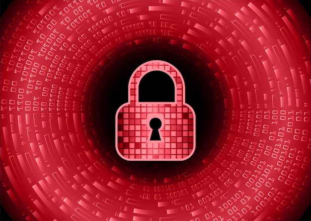 a red padlock with the numbers 1 and 2 on it